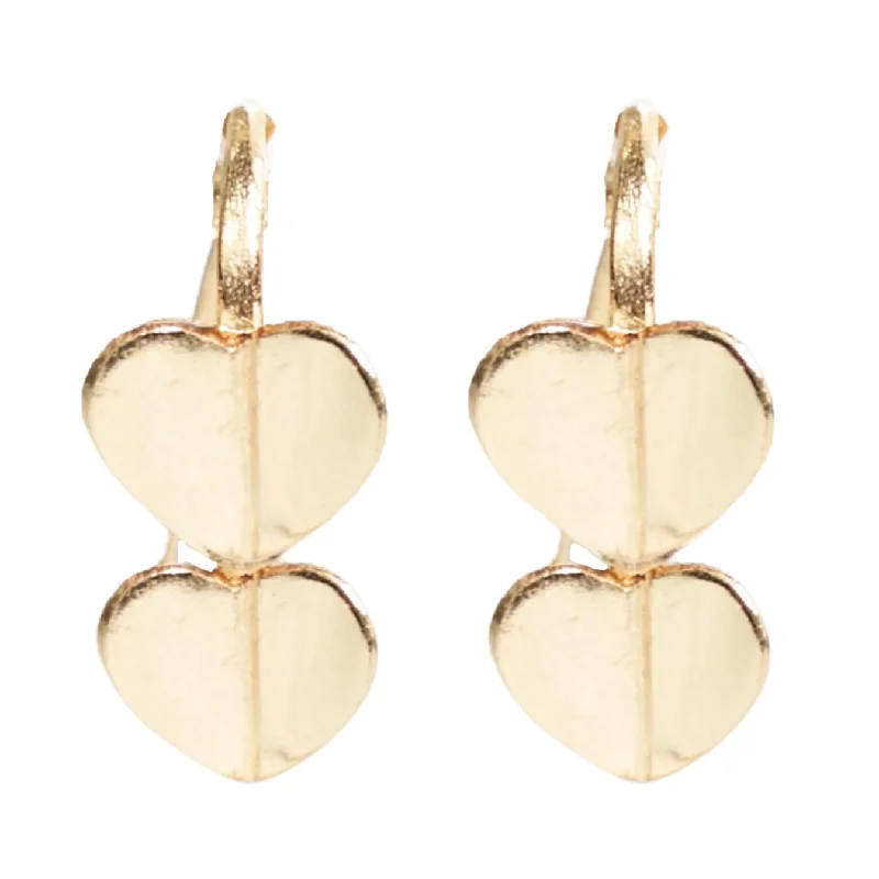 Pure star earrings-Brass Heart Earring’s