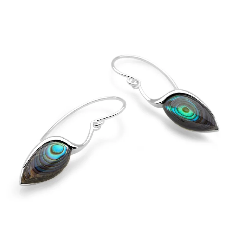 Full crescent earrings-Everglade Shimmer Earrings