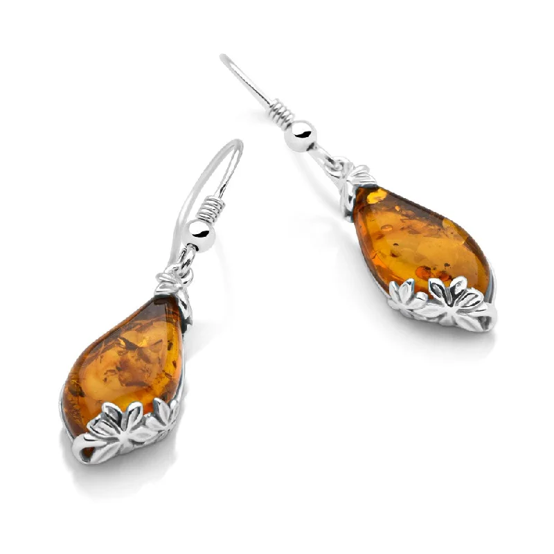 Tiny dot earrings-Amber Folly Earrings