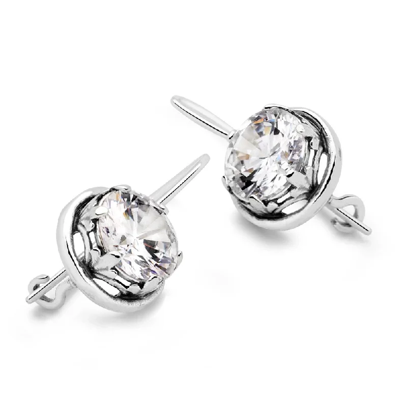 Surf motif earrings-Luna Sparkle Earrings