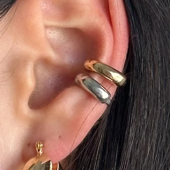 Deer wing earrings-EMILY EAR CUFFS