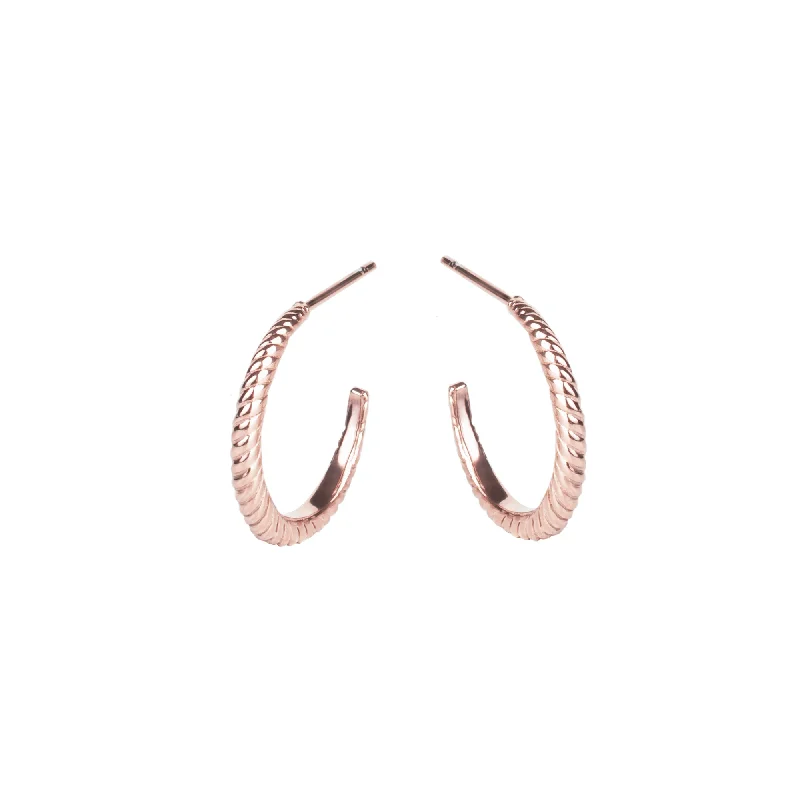 Fern hoop earrings-Vienna Hoop Earrings