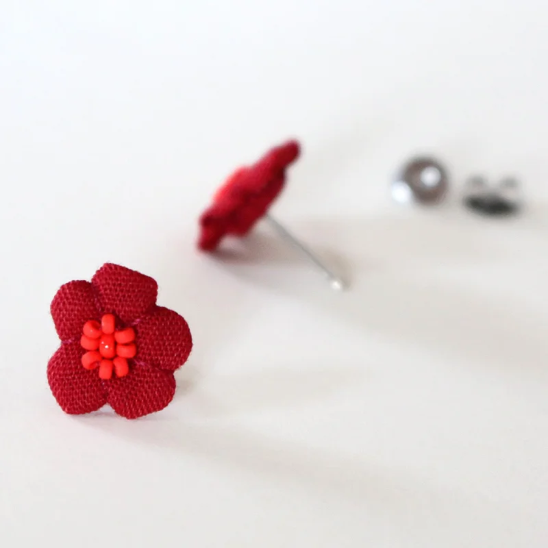 Spinel earrings-Studs- Bud