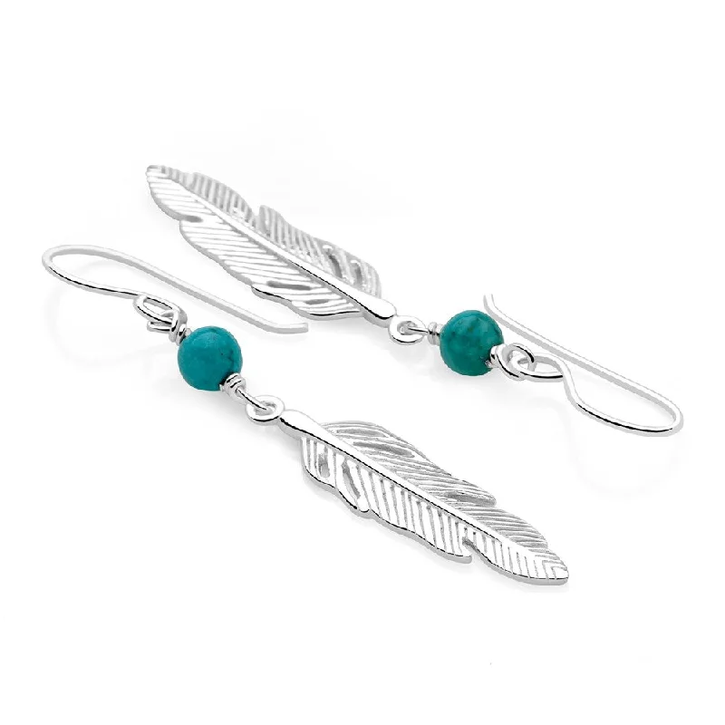 Loop knot earrings-Feather Falls Earrings