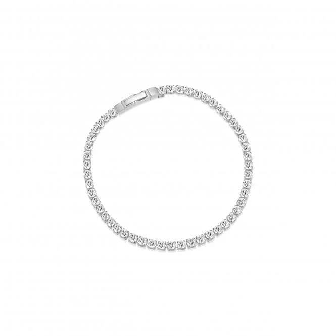 Stone strand bracelets-White Zirconia Ellera Grande Bracelet SJ-B2870-CZ