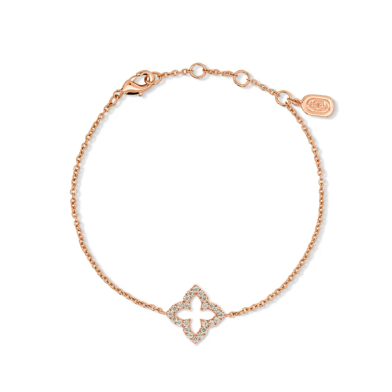 Thin pearl bangles-Rose Gold Casablanca Bracelet