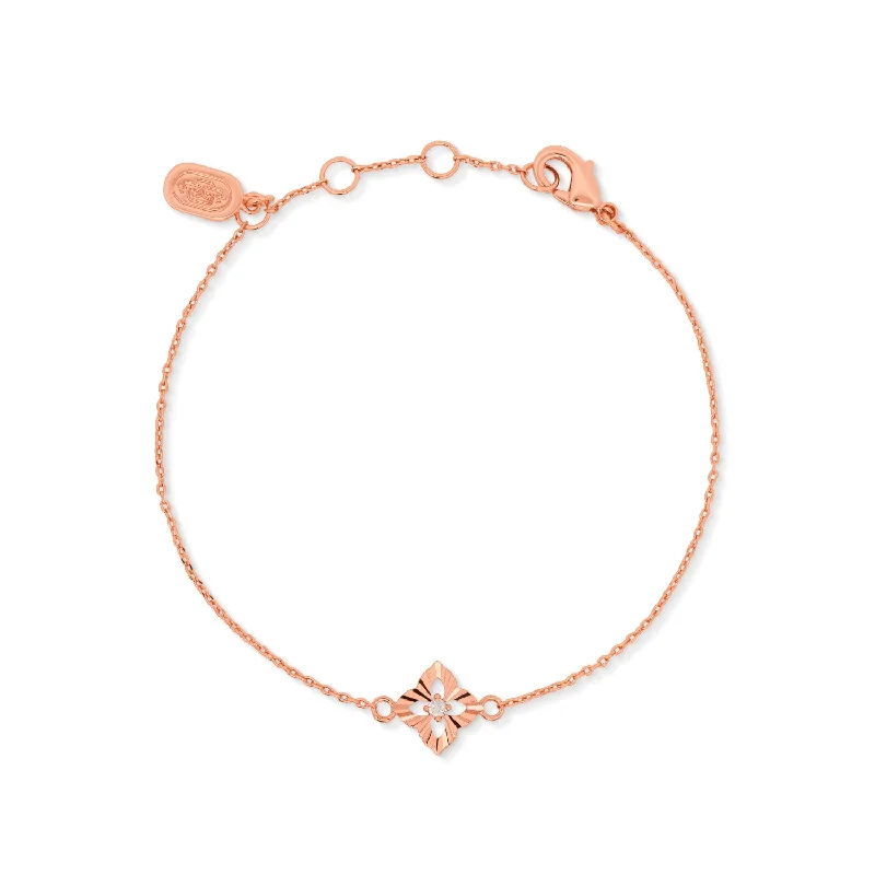 Wool thread bangles-Rose Gold Casablanca Mirage Bracelet