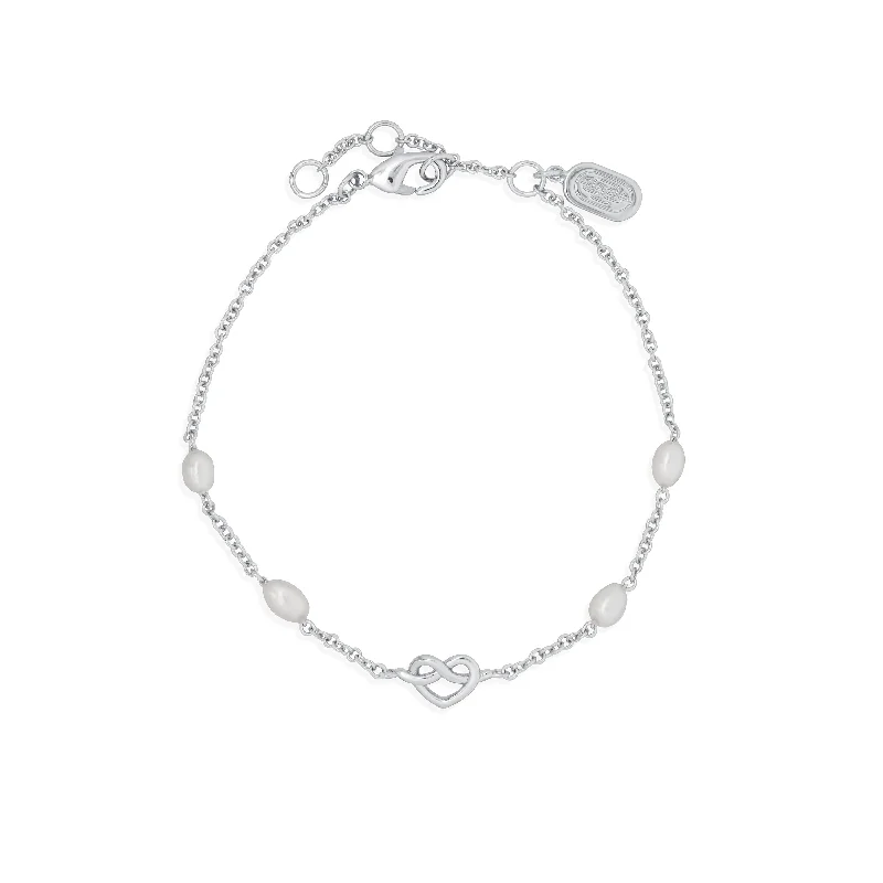 Silk cord bracelets-Silver Jubilee Bracelet