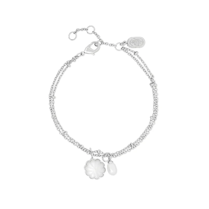 Cebu tile bracelets-Silver Coco Bracelet