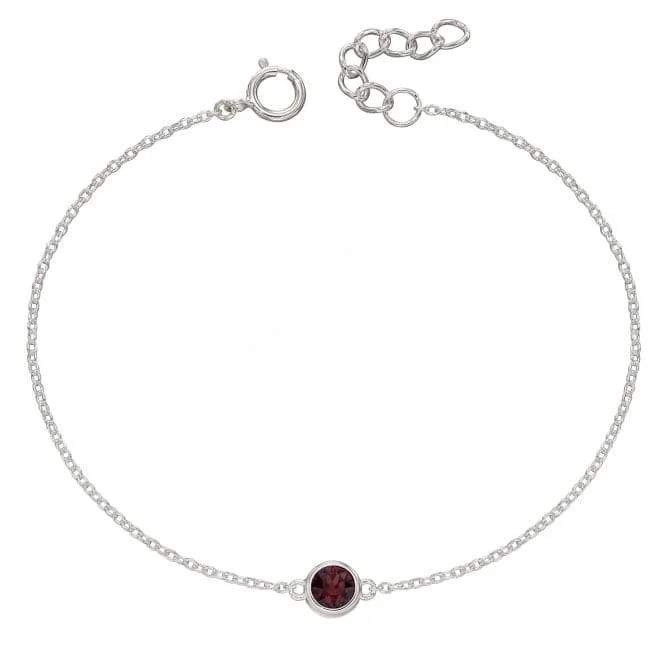 Raven motif bangles-January Birthstone Bracelet with Swarovski Crystal B5284