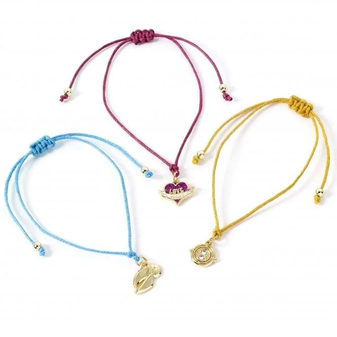 Deer motif bracelets-Golden Snitch Friendship Set Multi Bracelet HPFB0449