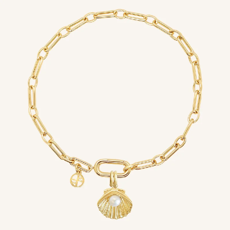 Lily motif bangles-Shore Link Bracelet