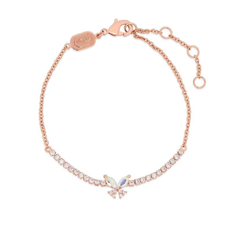 Bow knot bangles-Rose Gold Annabella Bracelet