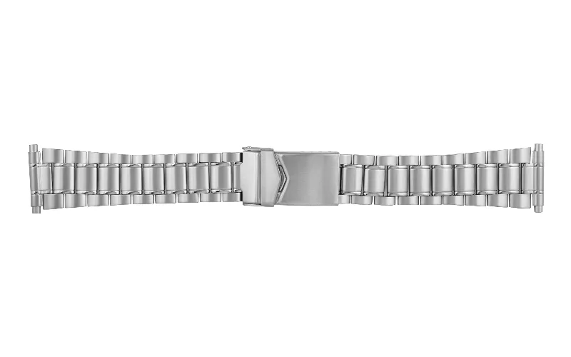 Old flair bracelets-Hadley-Roma Men's Stainless Steel Metal Link Bracelet Watch Band