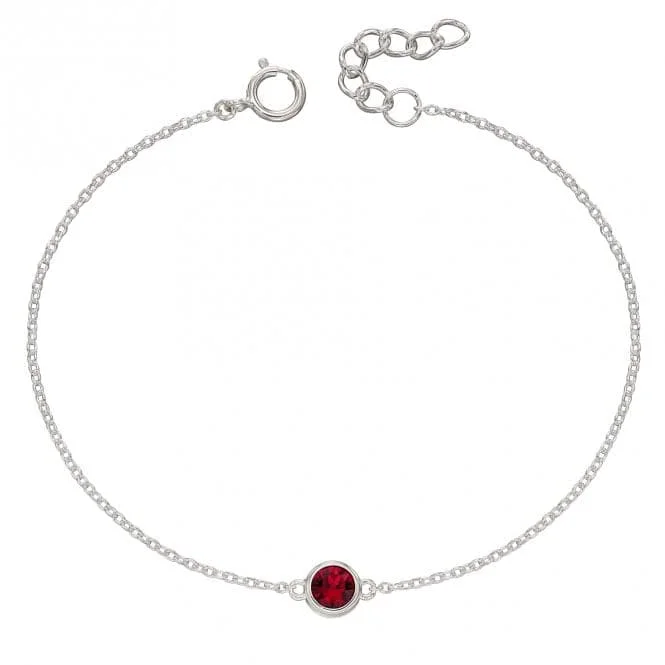 Crystal-twisted bangles-July Birthstone Bracelet with Swarovski Crystal B5290