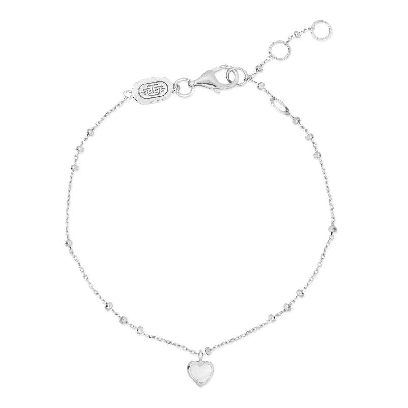 Loop charm bangles-Silver Darlene Bracelet