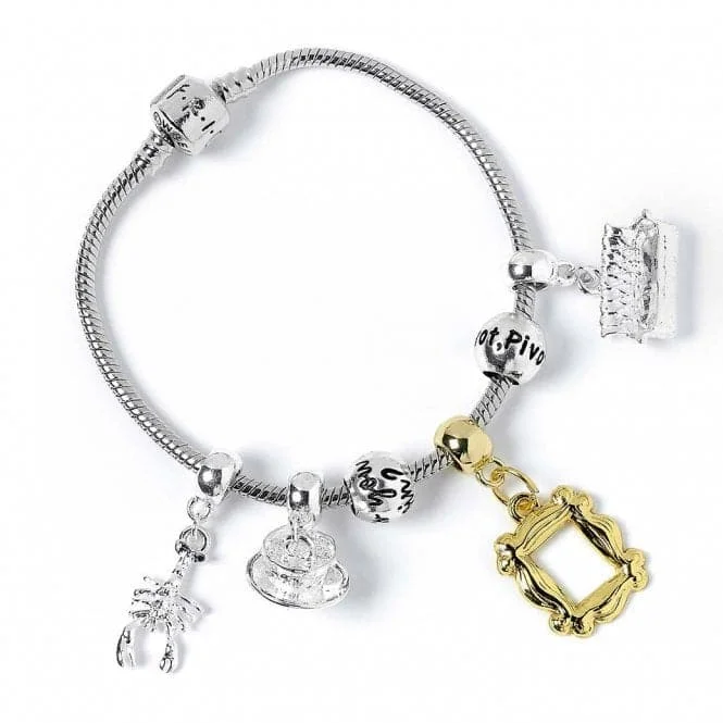 Pure star bangles-FRIENDS TV Show Charm Bracelet (inc. 4 charms)