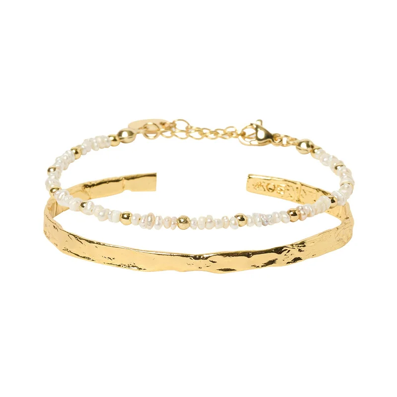 Smooth form bracelets-Maisie Bracelet Stack