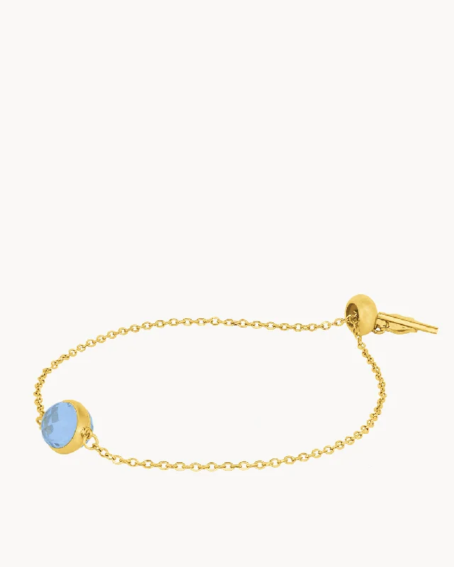 Large stone bangles-December Birthstone Uniqueness Signature Bracelet, Gold